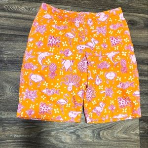 Lilly Pulitzer sea life shorts size 8